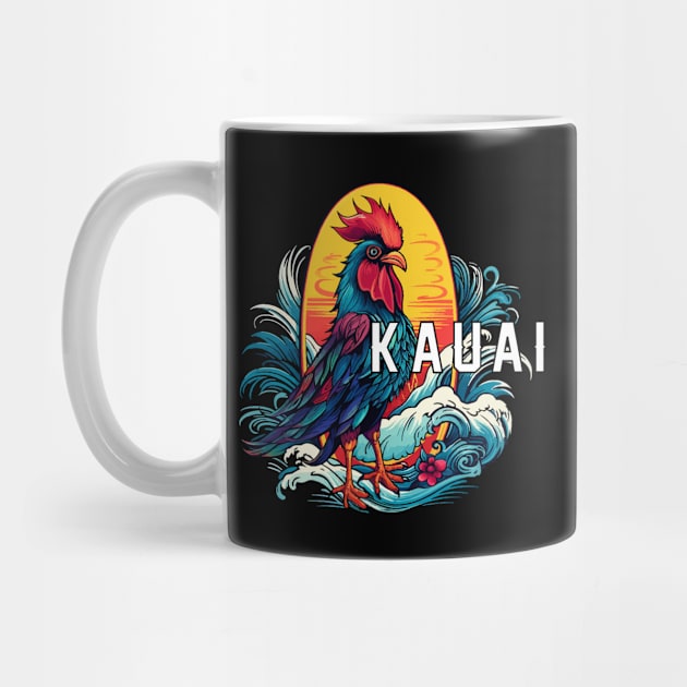 Kauai Hawaii Design, with White Lettering by VelvetRoom